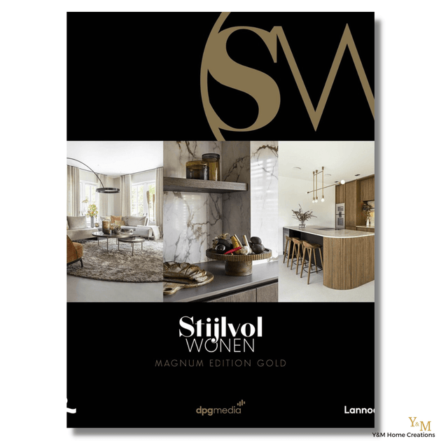 Interieurboek - Stijlvol Wonen Magnum Edition GOLD - Tafelboek (NL) – Y ...