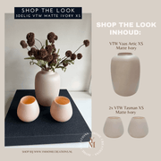 Ontdek de Matte Ivory windlichten & vazen van Vase The World. Gemaakt van zwaar glas, met matte afwerking. Stijlvol in elk interieur!