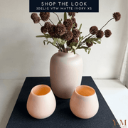Ontdek de Matte Ivory windlichten & vazen van Vase The World. Gemaakt van zwaar glas, met matte afwerking. Stijlvol in elk interieur!