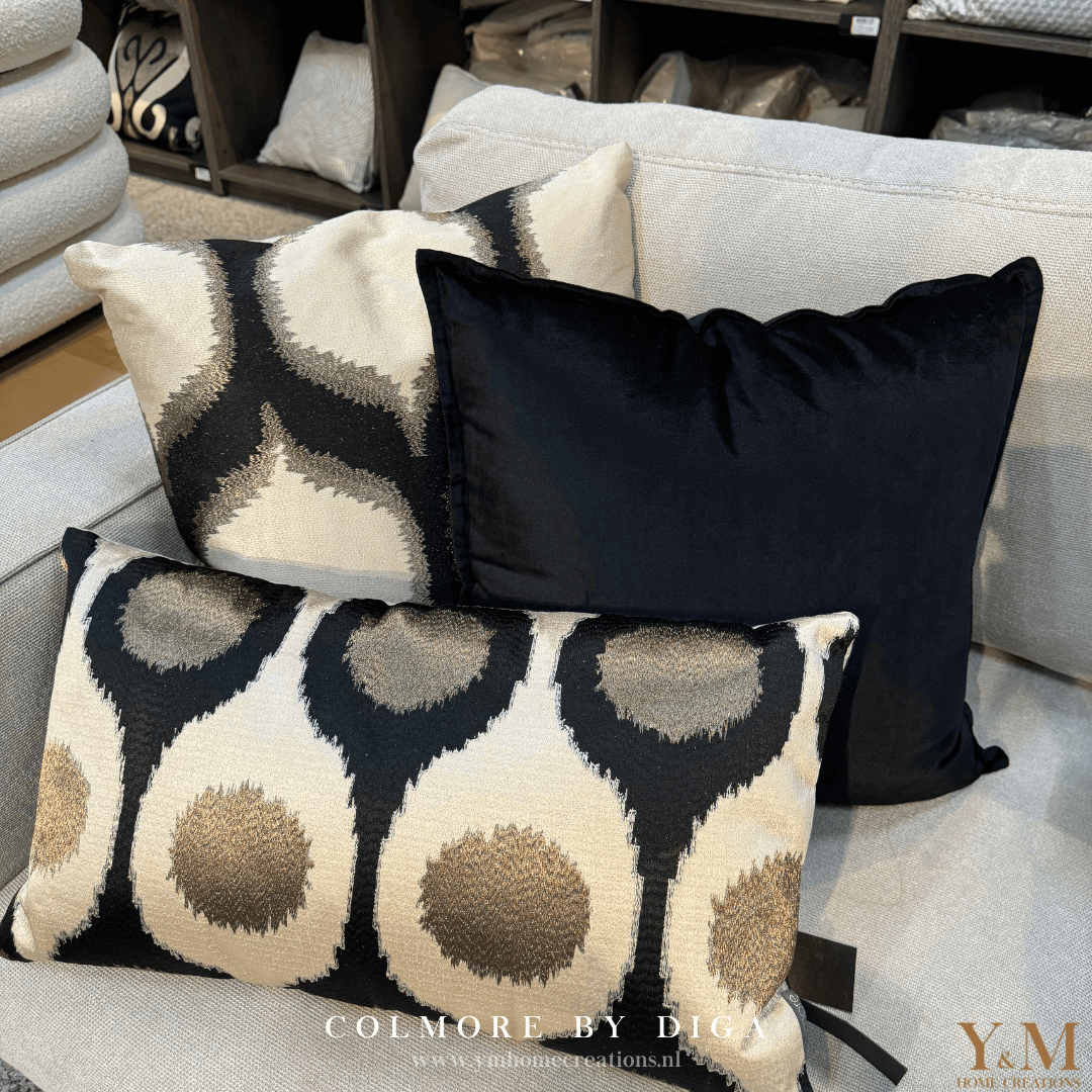 Sierkussen Nicodem Terra 50 x 50 cm | Luxe donsvulling | INNO living Sierkussen Nicodem Terra 50 x 50 cm | Luxe donsvulling | INNO living
