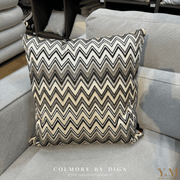 Colmore SierKussen Champagne | Brons | Taupe chevron CO 50x50