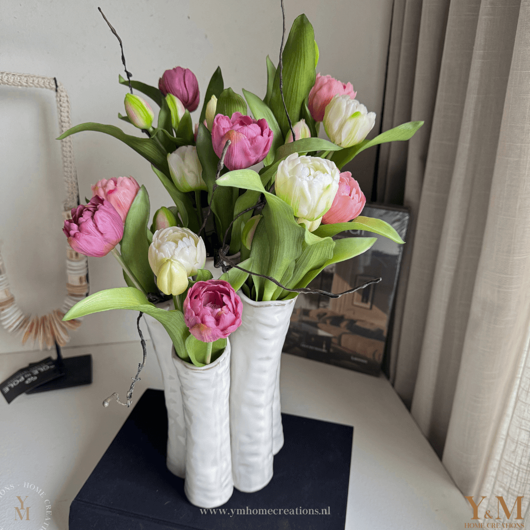 Tulpenbund Nature Real Touch 32x26cm Gelb Mit 10 Blüten LM Kunstblumen Kuenstliche Blumen Tulpen Latex Tulpenbund Nature Real Touch 32x26cm Gelb Mit 10 Blüten LM Kunstblumen Kuenstliche Blumen Tulpen Latex