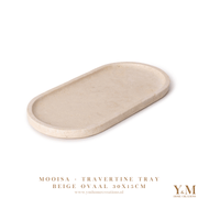 Luxe travertine  trays van MOOISA zijn een prachtige toevoeging aan jouw interieur. Supermooi, elegant, stoer & luxe. Dienblad gemaakt uit mooi natuurlijk massief beige, crème travertijn. 