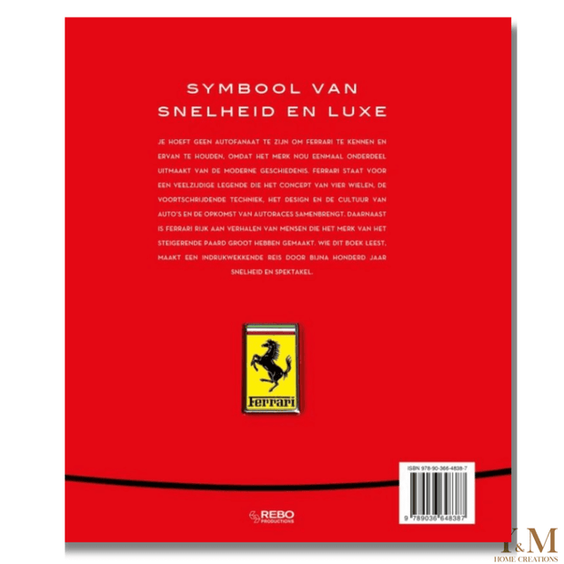 Ontdek het luxe tafelboek Ferrari – De Moderne Legende (NL) bij Interieurliefhebber. Prachtige fotografie, design en passie in één exclusieve uitgave.