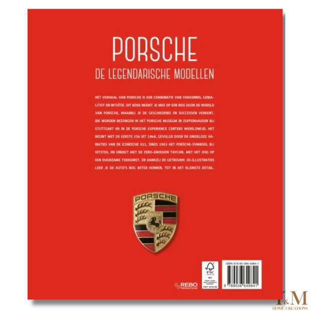 Ontdek het luxe tafelboek Porsche – De Legendarische Modellen (NL) bij Interieurliefhebber. Vol iconische auto’s, fotografie en tijdloos design.