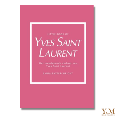 Tafelboek Little book of Yves Saint Laurent (YSL) . Prachtig Koffietafelboek voor op de salontafel, leestafel en dressoir. Mooi inspiratie boek van Yves Saint Laurent.