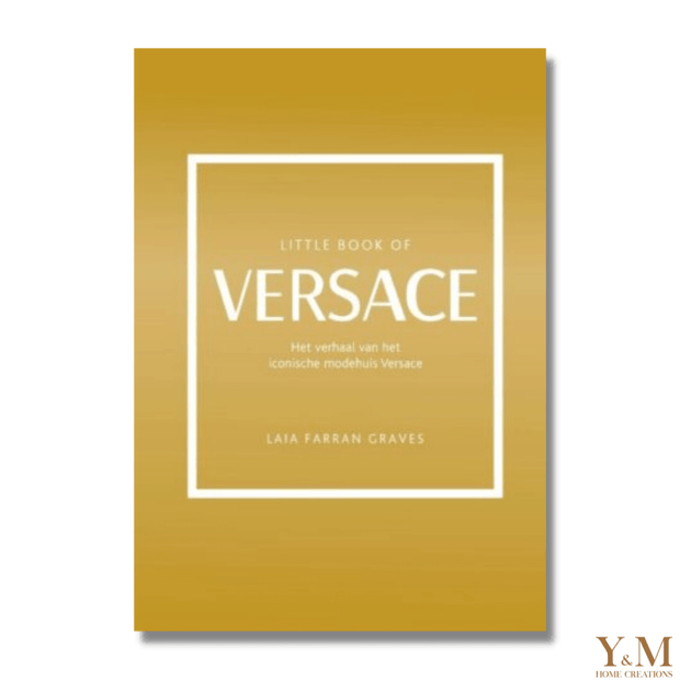 Tafelboek Little book of Versace. Prachtig Koffietafelboek voor op de salontafel, leestafel en dressoir. Mooi inspiratie boek van Versace.