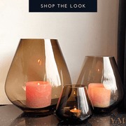 Tasman Taupe XS | PEAR Taupe Rookglas XS - Koop het bij Y&M Home Creations – Eric Kuster – Hotel Chique stijl – Trendy – Smokey glas - Vase The World 