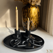 Vase The World Metalen Organische Tray “Met dit exclusief zwart dienblad heb je een echte eyecatcher in huis!”
