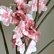Zijden Tak - Japanse Bloesem Prunus Oud Roze met Roze  | Old Pink with Pink 84cm - Shop bij Y&M Home Creations Laat je interieur shinen met deze prachtige, stijlvolle Japanse zijden kersen bloesemtakken! 