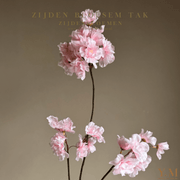 Zijden Tak - Japanse Bloesem Prunus Roze 84cm - Shop bij Y&M Home Creations Laat je interieur shinen met deze prachtige, stijlvolle Japanse zijden kersen bloesem takken! 
