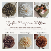 🌸 Op zoek naar een stijlvolle eyecatcher voor je interieur? Deze zijden tak met zachte PomPoms geeft je woonkamer, hal of slaapkamer direct een luxe en romantische uitstraling. 🌿
💖 Levensecht, buigbaar en onderhoudsvrij – gewoon perfect in elke vaas! 🛒 Shop nu en fleur je interieur op zonder gedoe met echte bloemen!