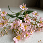 Zijden Bloem, Tak -  Daphne Roze 72cm - Hoog kwaliteit Zijdenbloemen, Silk Flowers, Kunstbloemen. Zijn niet meer weg te denken in je interieur 