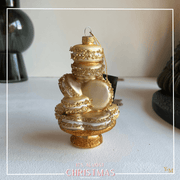 Y&M Home Creations Kerstbal / Ornament Macaron Taart - Hang deze geweldige kerstbal in jouw kerstboom! Doe eens gek dit jaar met kerst - Christmas - Kerst 2022