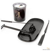 Luxe Zwarte Kaarsen onderhoud set van ExcluJess Candle Care kit: Kaarsendover, Kaarsentrimmer, Kaarsendipper & een schaaltje. Shop deze bij Y&M