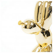 The Balloon Dog Goud/ Gold- DE Trend van nú & een echte eyecatcher in huis.  Hoe leuk is deze, van keramiek gemaakte, ballon hond? Je kent het vast wel, clowns die van ballonnen o.a. honden maken. Nu zo'n ballon in keramiek vorm