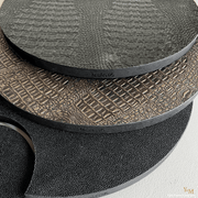 Luxe, Exclusief Croco Leer Tray brons 40cm rond. Stijl jouw luxe, trendy woonaccessoires af op een uniek dienblad | tray
