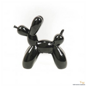 The Balloon Dog Zwart / Black - DE Trend van nú & een echte eyecatcher in huis.  Hoe leuk is deze, van keramiek gemaakte, ballon hond? Je kent het vast wel, clowns die van ballonnen o.a. honden maken. Nu zo'n ballon in keramiek vorm