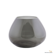 VTW Rookglas Grey Morava-Vaas - Shop jouw VTW Collectie bij Y&M Home Creations .  Deze VTW gave collectie wil je gewoon in huis hebben. Rookglas, Smokeyglas, Antraciet, Zwart